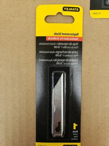 Stanley 11-041 Utility Knife Replacement Blades For # 10-049 Cutter - Quantity Of 20 1