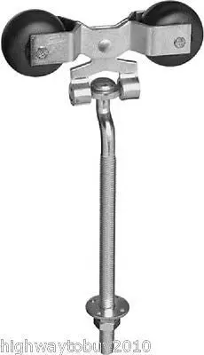 Stanley Mfg N193-714 Pack Of 2 Zinc Flexible Barn Door Rollers W Offset Bolt 1