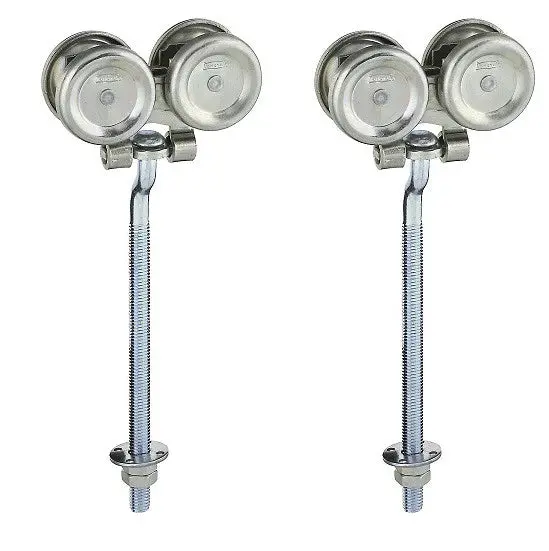 Stanley N174-268 5220 2-Pack Of Zinc Box Rail Barn Door Trolley Hanger Rollers - Quantity Of 2 1