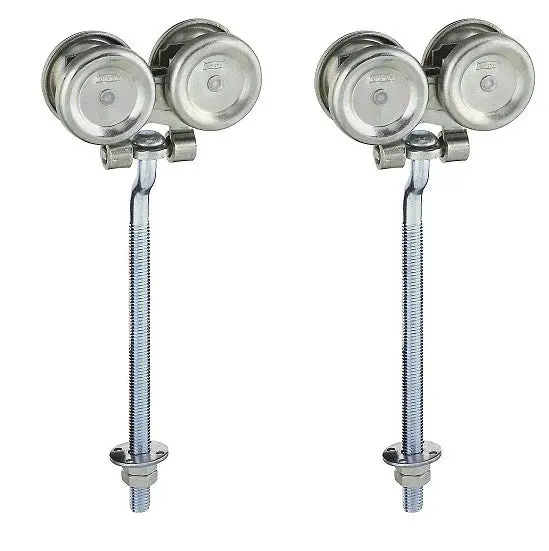 Stanley N174-268 5220 2-Pack Of Zinc Box Rail Barn Door Trolley Hanger Rollers - Quantity Of 3 1