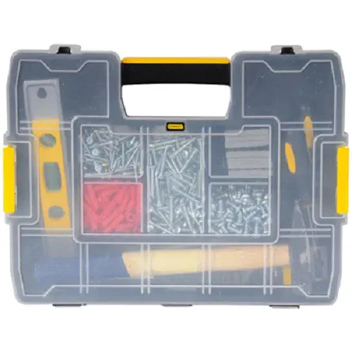 Stanley Stst14022 Sort-Master Junior Small Parts Storage Organizers - Quantity Of 2 1