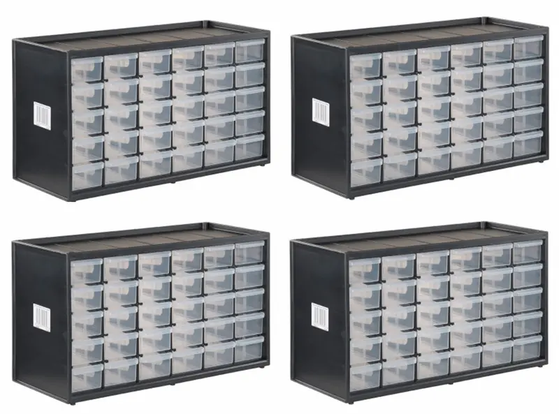 Stanley Stst40730 30 Drawer Stackable Storage Drawer Bin System - Quantity Of 4 1