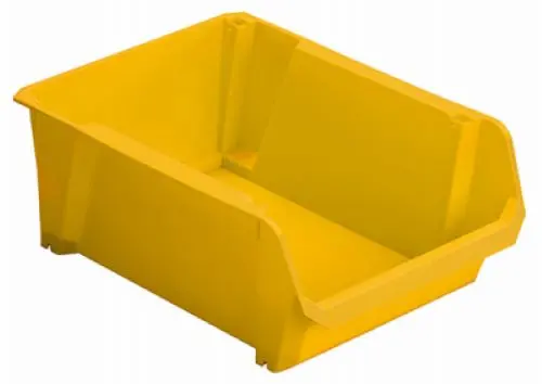Stanley Stst55400 #4 Yellow Stackable Poly Storage Bins 1