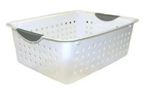 Sterilite 16248006 Medium, White, Ultra Storage / Organization Baskets - Quantity Of 24 1