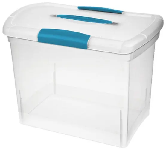 Sterilite 18768606 Large Show Off Nesting Storage Boxes - Quantity Of 12 1