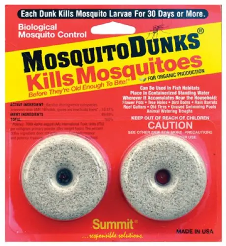 Summit 102-12 2-Count Pack Of Mosquito Dunks Pest Control Tablets 1