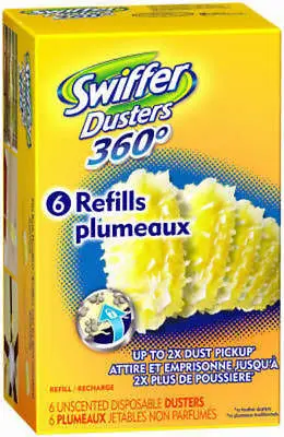 Swiffer 360 # 16944 6 Pack Replacement Duster Refills - Quantity Of 6 1