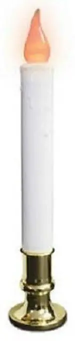 Sylvania V1517 9" Electric Window Candles W Automatic Shut Off Timer - Quantity Of 6 1