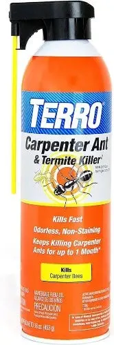 Terro T1901 16 Oz Can Of Carpenter Ant + Bee & Termite Pest Control Spray 1