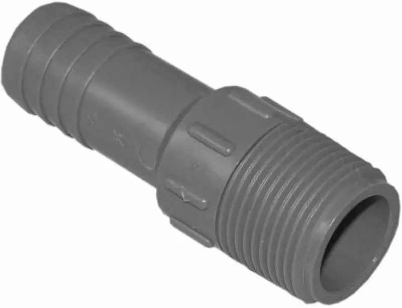 Tigre 1436-007Bc 3/4" Inch Mpt Polyethylene Insert Pipe Adapter 1