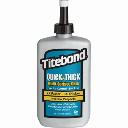 Titebond 2403 8 Oz Bottle Of Quick & Thick Multi-Surface Glue - Quantity Of 12 1