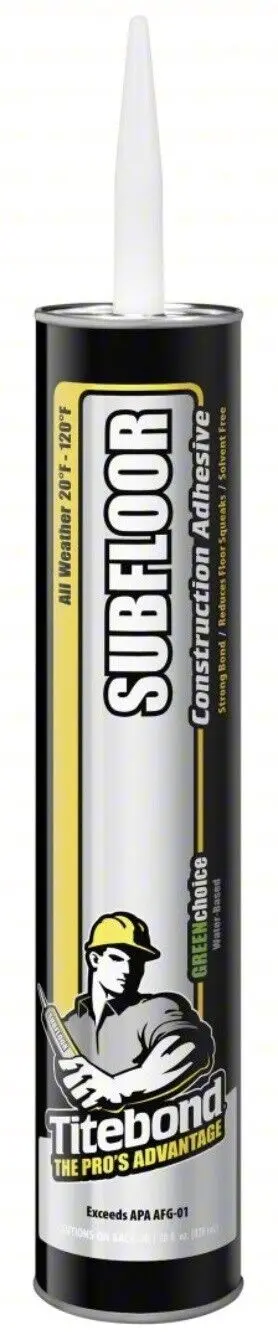 Titebond 7282 28 Oz Tube Of Contractor Grade Subfloor Adhesive 1
