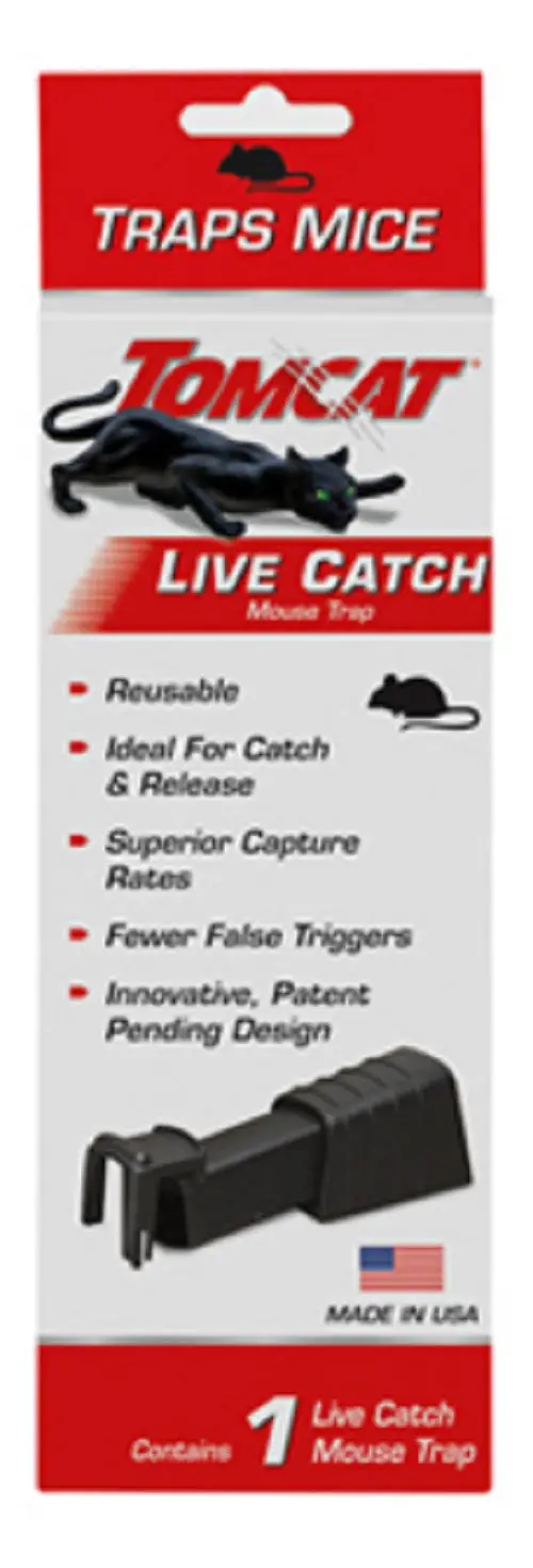Tomcat 0362010 Single Live Catch Non Toxic Reusable Mouse Trap - Quantity Of 18 1
