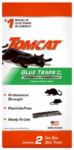 Tomcat 0362810 2-Pack Ready To Use Mouse & Rat Glue Traps - Quantity Of 6 1