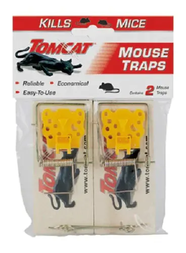 Tomcat 0373524 2-Pack Wooden Old Fashioned Spring Set Mouse Traps - Quantity Of 18 1