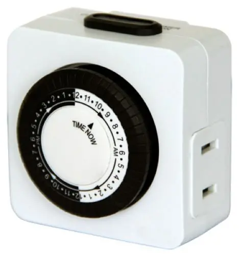 Tru-Guard 59428Tv  Indoor 24-Hour Plug In Electrical Mechanical Timer - Quantity Of 3 1
