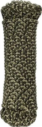 Tru-Guard 642851 Roll Of 3/8" X 100' Foot Camouflage Polypropylene Rope - Quantity Of 4 1