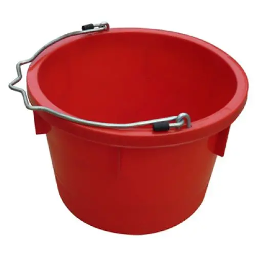 Tru-Guard Mr8qp/Ub-Red 8 Quart Red Resin Utility Bucket - Quantity Of 3 1