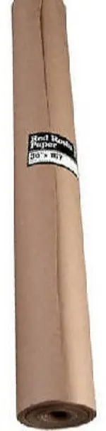 Tufco Trimaco 35145/60 36" X 167' Red Rosin Paper Flooring Moisture Barrier - Quantity Of 1 1