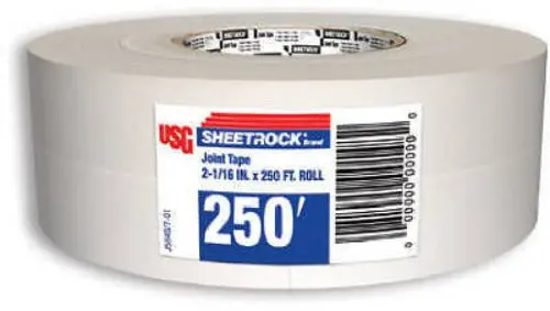 Us Gypsum 382175 250 Ft Roll  Of 2-1/16" X 250' Sheetrock Drywall Wallboard Joint Tape - Quantity Of 5 1
