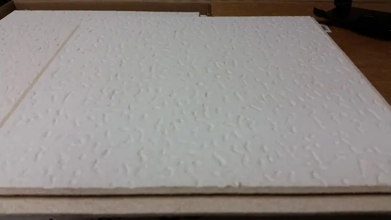 Usg Interiors 4240 12" X 12" X .5" Tivoli Class C Wood-Fiber Acoustical Panel Ceiling Tiles - Quantity Of 15 1