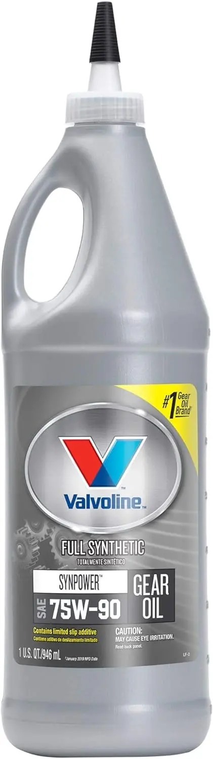 Valvoline Vv975 1-Quart Bottle Of Synpower Sae 75W-9 Full Synthetic Gear Oil 1