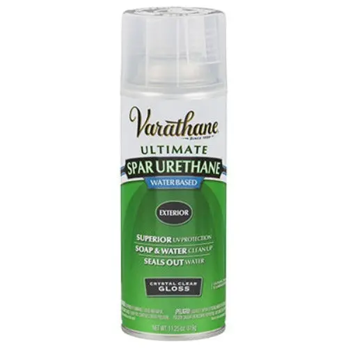 Varathane 250081 12 Oz Can Of Water Based Crystal Clear Gloss Spar Urethane Spray 1