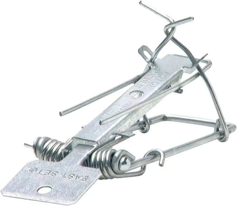 Victor 0610 6" Easy Set All Metal Gopher Tunnel Snap Traps 1