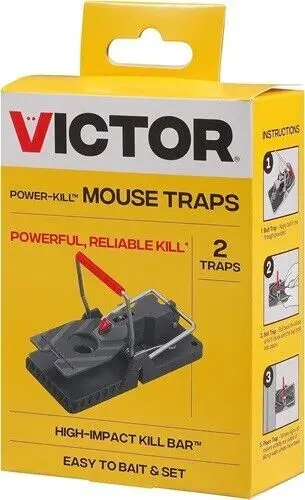 Victor M142b 2-Count Pack Of Power Kill Mouse Trap 1