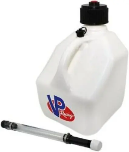 Vp 4172 + 3046B 3 Gallon White Portable Utility Jug Container With Container Hose - Quantity Of 2 1