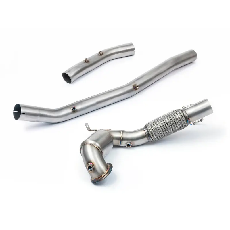 Vw Golf Gti (Mk8) 2.0 Tsi (20>) Front Downpipe Sports Cat / De-Cat Performance Exhaust 1