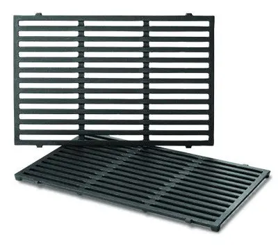 Weber, 2 Pack, # 7638 Porcelain Enameled Cast Iron Cooking Grates 1