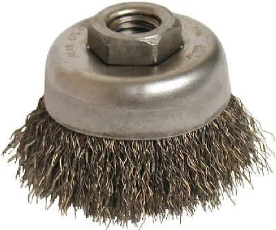 Weiler 307199 3" Crimped .014 Wire Cup Brush 5/8 Arbor 1