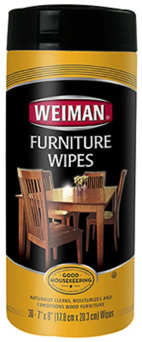 Weiman 95 30 Count Wood Furniture Cleaner And Polish Wipes - Quantity Of 4 1