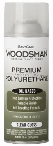 Woodsman Pv12-Aer 12 Oz Can Of Oil Based Clear Gloss Polyurethane - Quantity Of 3 1