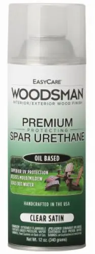 Woodsman Sv39-Aer 12 Oz Can Of Clear Satin Spar Urethane Spray - Quantity Of 12 1