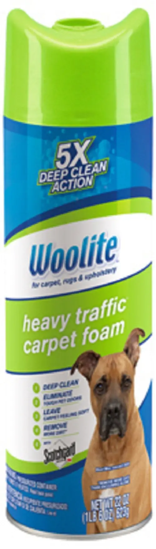 Woolite 0820 22 Oz Heavy Traffic Aerosol Carpet Cleaning - Quantity Of 6 Cans 1