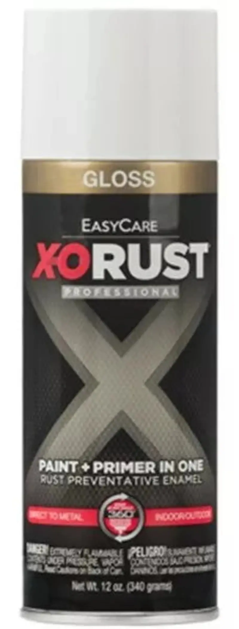 X-O Rust Xop1-Aer 12 Oz Can Of Gloss White Anti-Rust Enamel Spray Paint 1