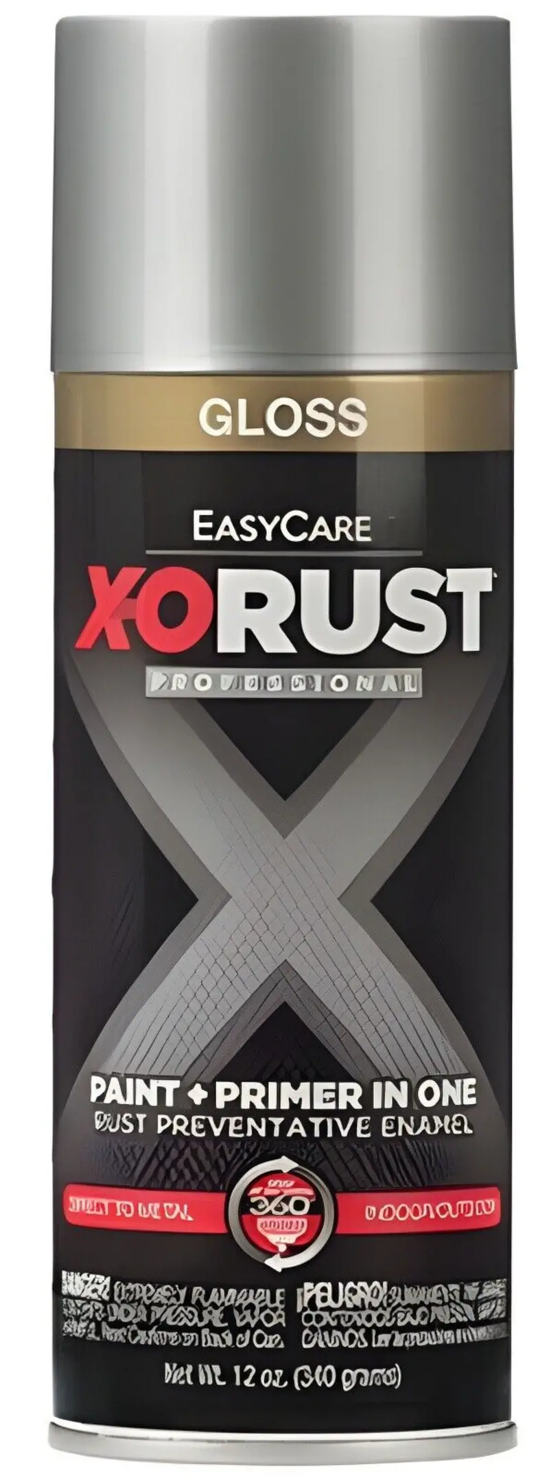 X-O Rust Xop10-Aer 12 Oz Can Of Aluminum Silver Anti-Rust Enamel Spray Paint 1