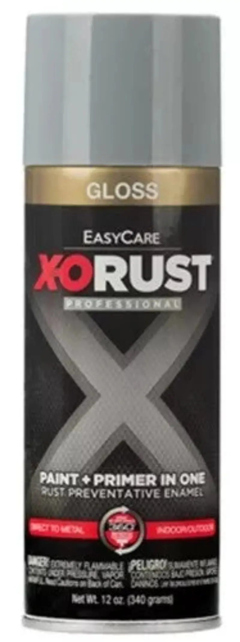 X-O Rust Xop15-Aer 12 Oz Can Of Gloss Machinery Gray Anti-Rust Enamel Spray Paint 1
