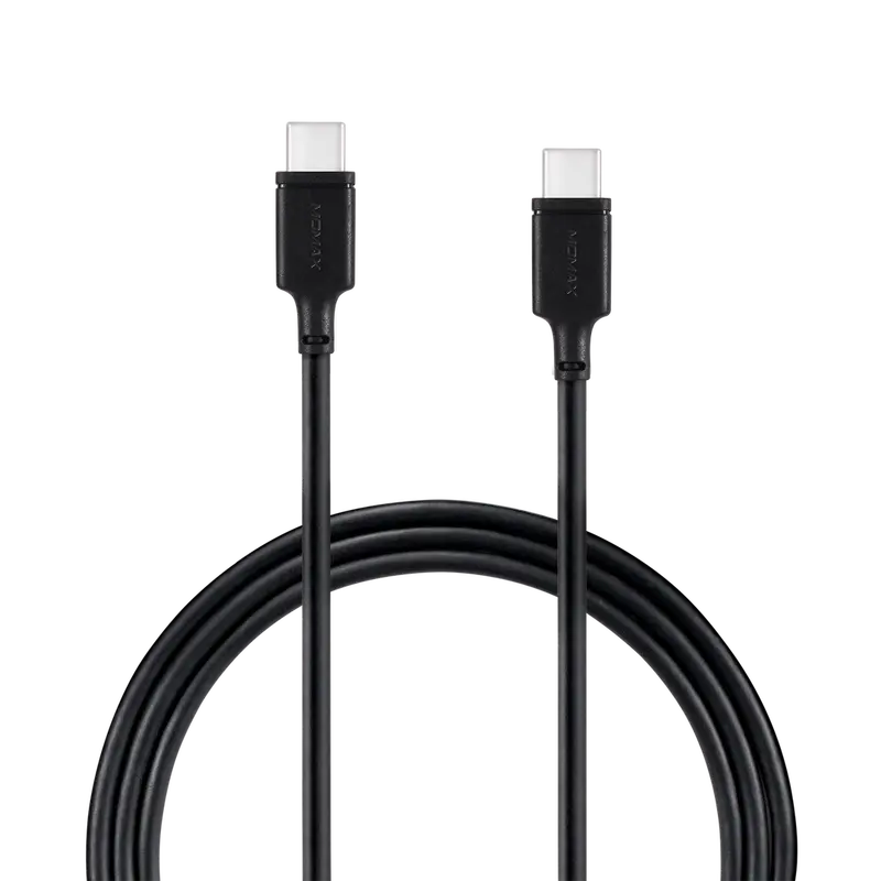 Zero Usb-C To Usb-C Cable Supports Pd 60W Fast Charging (1M) Black 1