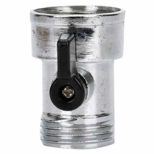 Zhejiang 30015 Zinc Metal Garden Hose / Faucet Shut Off Valve - Quantity Of 12 1