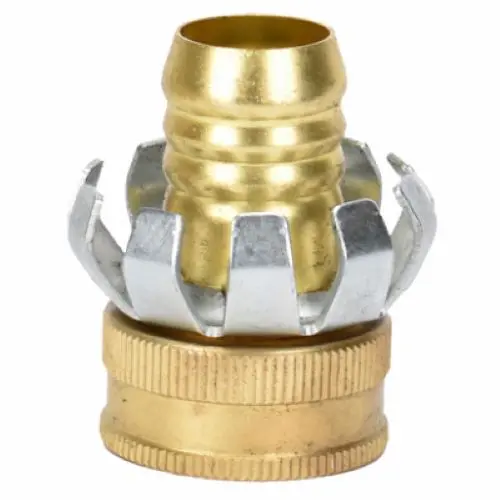 Zhejiang 30068-3 3/4" Brass Female Clincher Garden Hose End Repair Coupling - Quantity Of 30 1