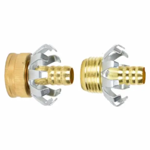 Zhejiang 30069 1/2" Inch Brass Male & Female Garden Hose End Clincher Repair Kit - Quantity Of 5 1