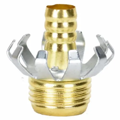 Zhejiang 30070 1/2" Male Clincher Garden Hose End Repair Coupling - Quantity Of 50 1