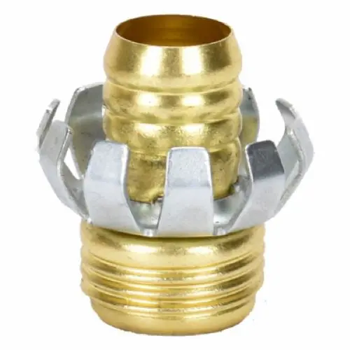 Zhejiang 30070-3 3/4" Male Clincher Garden Hose End Repair Coupling - Quantity Of 5 1