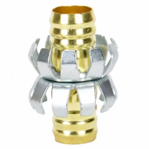 Zhejiang 30071-3 3/4" Brass Clincher Garden Hose Mender Repair Coupling - Quantity Of 30 1