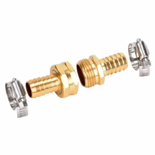 Zhejiang 3007274 3/4" Inch Brass Hose Coupler Repair Kit With Clamps - Quantity Of 50 1