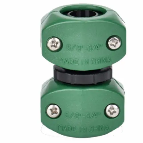 Zhejiang 50006 5/8" & 3/4" Poly Garden Hose Mender Repair Coupling - Quantity Of 6 1