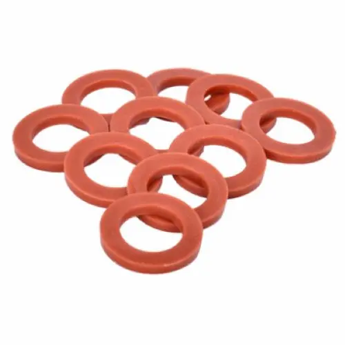 Zhejiang 50021 10-Pack Of Red Rubber Garden Hose Replacement Washers - Quantity Of 60 1